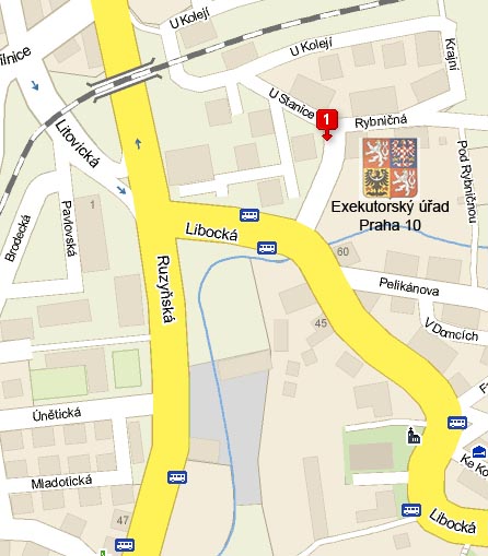 Kudy k nám            TIP: pro zvětšení klikni na mapku